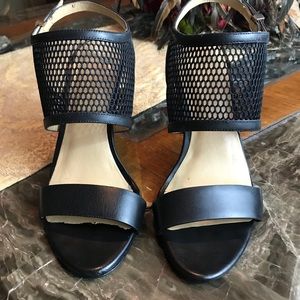 ANN TAYLOR GORGEOUS OPEN TOE HEEL, WITH MESH TOP 7